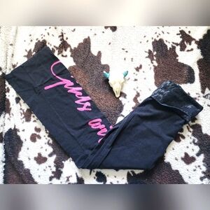 ‼️SOLD‼️ "GIRLS WITH GUNS" WOMEN'S RHINESTONE PANTS - BLACK MULTI